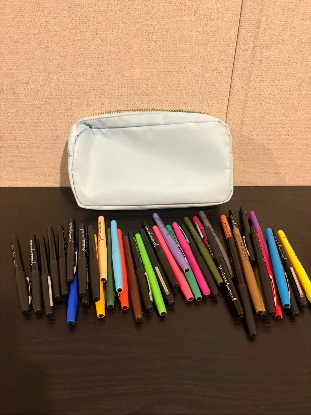 Light Blue Tablet Accessory Pouch - Unbranded